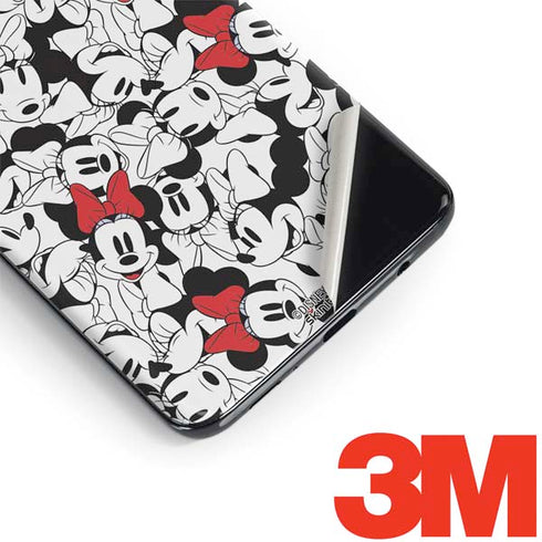 Disney Minnie Mouse Red Color Pop Face Pattern Galaxy S9 Skin